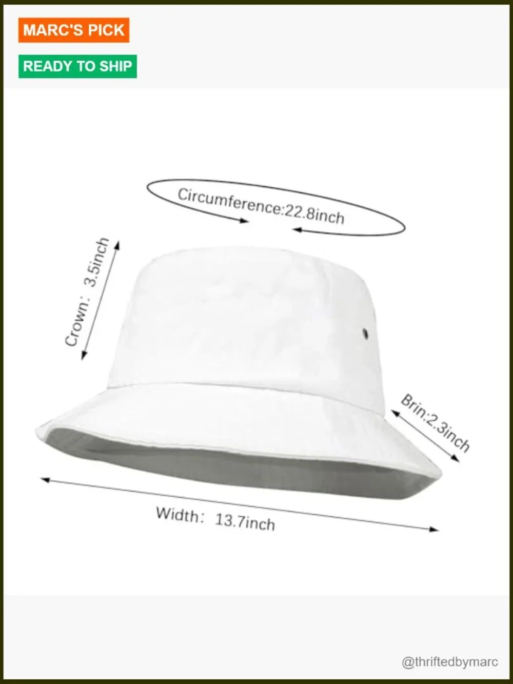 Cotton Denim Bucket Hat Unisex Sun Protection for Fishing Hiking Travel